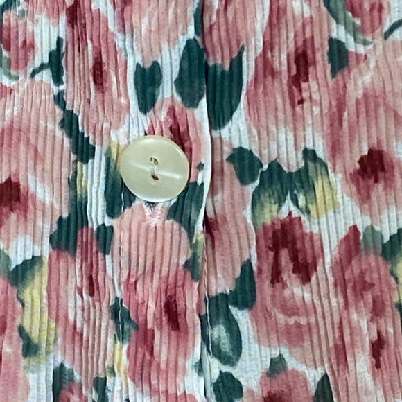 EXPRESS Campaignie Internationale Floral Pull-On/Button-Up Midi Skirt Sz L #345H - Picture 7 of 9